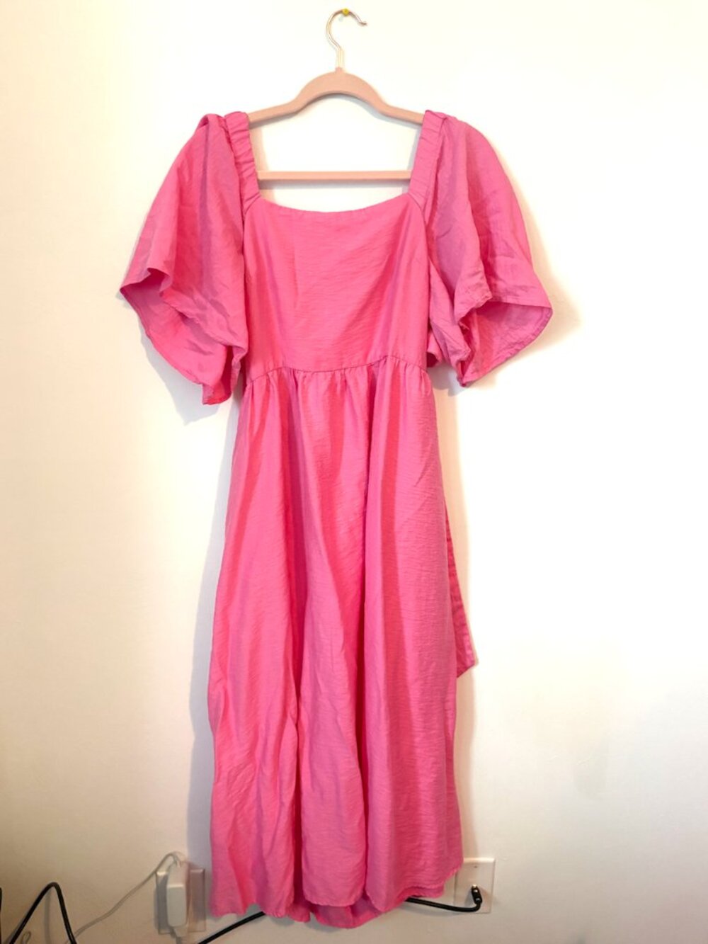 A New Day Tie Back Midi Dress M
